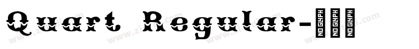 Quart Regular字体转换